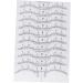 NOLITOY 30 Pcs Microblading Ruler Sticker Scale Ruler Eyebrow Guide Measure Tool Design Ruler Make up - Buy Online on SooperMarket.com