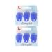 LSTYLE Dart Flights: L9d PRO Fantail Shape - Dimple Texture - for Soft Tip and Steel Tip Darts Blue 2-Pack