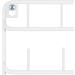 MOOACE 54 Spools Thread Holder Set of 2 - Metal Thread Rack Organizer for Embroidery, Quilting, Sewing - White - Buy Online on SooperMarket.com