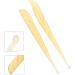 Healifty 2 Pcs Wood Croissant Ear Pick Set - Ear Cleaning Tools for Travel, Earwax Removal Tool with Ear Plugs and Grip - Light Yellow 11.5x1.2x0.3cm - Buy Online on SooperMarket.com