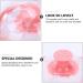 WBTY Baby Talcum Powder Puff Box - Soft Sponge Cushion Storage Container for Home and Travel - Pink - 9x7x7cm - Buy Online on SooperMarket.com