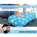 Restorative Yoga Bolster Set | 100% Cotton Pillow with Extra Cover & Carry Bag | GAYO Travel Size (18 x 11 x 6.5 in) - Buy Online on SooperMarket.com