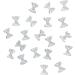 50x Cute Bowknot Nail Resin Nails Art Decorations 3D Nails Art Jewels Supplies For Acrylic Nails 50x 3d Nails Art Bowknot Nail Nails Decoration Jewels Supplies jelly white - Buy Online on SooperMarket.com