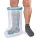 Besuso 1 Piece Waterproof Leg Cast Cover for Shower Adult Reusable Shower Boot Cover for Leg Foot Ankle - Buy Online on SooperMarket.com