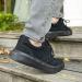 OrthoComfoot Men's Arch Support Fashion Sneakers - Plantar Fasciitis & Orthopedic Shoes - Black Size 11 W - Buy Online on SooperMarket.com