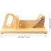 HOLIDYOYO 1pc Ham Cut Sausage Sausage Bratwurst Kitchen Cutting Tool Ham Guillotine Ground Sausage Italian Wood Sausage Metal Cutters Chopper Wooden Hot Dog - Buy Online on SooperMarket.com