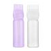 Hair Dye Brush Bottle Root Comb Applicator Bottle Hair Oil Bottle With Comb Hair Dye Bottle Applicator Comb With Graduated Scale For Home Salon Use White+Purple