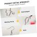 PRETYZOOM Heart Hoop Earrings for Women - Silver Ear Pendant Decor for Nurses & Medical Professionals | Delicate Alloy Jewelry - Buy Online on SooperMarket.com