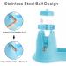 Norhogo Hamsters Water Bottle & Food Dispenser with Stand 80ml - Blue | Small Animals Guinea Pig Rat Rabbit Dwarf Gerbil Chinchilla - Buy Online on SooperMarket.com
