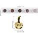 Dajidafu Press on Nail Stand High-ranking Individual Comfortable Sturdy Fine Workmanship Exquisite Appearance Bead Practice Sheet Rose Gold - Buy Online on SooperMarket.com