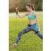 RitFit Single Resistance Exercise Band with Comfortable Handles - Rose Pink (10-15lbs) | Ideal for Physical Therapy & Strength Training - Buy Online on SooperMarket.com
