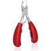 URAQT Precision Toenail Clippers - Heavy Duty Stainless Steel Cutter for Thick Nails with Protective Cover - Buy Online on SooperMarket.com