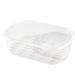 YAJEXUN breast milk storage container breast milk-storage box stackable storage container for breast milk in the refrigerator transparent sealed organizer container waterproof medium size