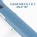 Mafiti Electric Fly Swatter - Rechargeable Bug Zapper Racket in Blue | Indoor Outdoor Fly Killer & Mosquito Zapper for Camping - Buy Online on SooperMarket.com