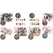 Brensty Nail Colorful Nail Christmas Rhinestone Series 3D Manicure Nail Art Decor DIY Studs Pearl Jewelry SD-04 - Buy Online on SooperMarket.com