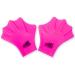 EXCEREY Swimming Gloves Silicone Webbed Swim Training Gloves Web Gloves Swimming Water Gloves for Adult & Kids red M-for Adult