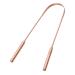 Tongue covering cleaner tongue scraper cleaning brush made of metal copper scraping board with an etui cleaning tool for reducing bad breath