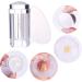 UUYYEO Transparent Silicone Nail Art Stamping Plates 2 Sets with Scraper | Nail Stamp & Manicure Decoration Tool - Buy Online on SooperMarket.com