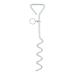 Milestone Camping 31690 Outdoor Corkscrew Tie Out Stake / Keyring Attachment / Tether Pets and Tents / Ideal for Camping Hiking Fishing and More