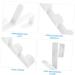 ABOOFAN 2pcs Transparent Hook Over The Door Towel Rack Over The Door Storage Household Coat Hook Coat Rack - Buy Online on SooperMarket.com