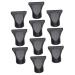 BCOATH 10pcs Hair Dryer Nozzle Hair Styling Accessories Universal Diffuser Universal Hair Diffuser Hair Dryer Nozzle Attachment Hair Dryer Drying Concentrator Blow Dryer Nozzle Flat Black