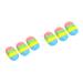 Angoily 6 Pcs Bath Sponge Sponges Loofahs Pouf Shower Sponge Natural Sea Sponge Bath Scrubber for Body Bath Scrubber Sponge Bathing Tools Bath Wipe Seaweed Oval Bath Ball 1 Count (Pack of 1)