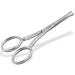 Rounded Beard Scissors Hair Scissors Mustache Scissors - 9 cm - Stainless Steel - Straight Cutting Surface