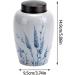 GUSMYPLG Tea Cans Tea Set Ceramic Tea Caddy Hand painted Reed Grass Tea Cans Ancient Celadon glazed Aluminum Lid Sealed Cans Ceramic Cans - Buy Online on SooperMarket.com