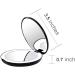 BLASHRD 3X Portable Folding Mirror with LED Light Makeup Mirror 10X Magnifying Glass 12 Lamp Bead Mini Mirror Black - Buy Online on SooperMarket.com