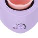 Mini Wax Warmer for Hair Removal - Professional Electric Guard Heat Removable Silicone Tank Home Use Purple (EU Plug 220V) - Buy Online on SooperMarket.com