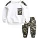 AMhomely Baby Boy Romper Sale: Letter Tracksuit Camouflage 2PCS Outfit Set for Boys 9-11 Years - White - Buy Online on SooperMarket.com
