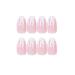 24PCs Flame Coffin Square Acrylic Press-On Nails | Pink Fire Glue-On Fingernails for Women & Girls | DIY Manicure Salon - Buy Online on SooperMarket.com