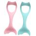 STOBOK 2pcs Mascara Brush Eyelash Tool Eyeshadow Brush Eyeliner Card Eyelashes Curler Eyelash Brush Girl