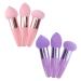 FOYTOKI 2 Sets Beauty Pen Makeup Sponges with Handle Multifunctional Makeup Pen Makeup Puff Pen Dry Wet Cosmetic Brush Facial Powder Sponge Portable Makeup Sponge Supple Makeup Sponge