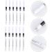 PLAFOPE 48 Pcs Eyeliner Pencil Highlighter Eyeliner Pens Woman Iluminador Makeup Eyeshadow Wooden Pole White - Buy Online on SooperMarket.com