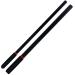KOWPEWU 2-Piece Set 18" Riding Crop Sticks, Black, with Non-Slip Handles
