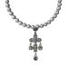 OralGos Palace Style Gothic Necklace Handmade Crucifix Pendant Daily Wear Metal