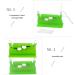 Desk Needle Threader - Automatic Double Needle Hand Threader in Green - Sewing Machine DIY Tool - Buy Online on SooperMarket.com