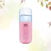 WOONEKY 2pcs USB Charging Steamer Mini Face Steamer Humidifier Face Sprayer Cool Facial Mister Pink - Buy Online on SooperMarket.com