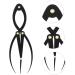 Gogogmee Metal Eyebrow Ruler Eyebrow Tools Stainless Steel Ruler for Eyebrow Positioning Ruler Curve - Buy Online on SooperMarket.com