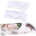 Mikinona Gel Manicure Gloves 1 Pair Anti Uv Glove Nail Half-Finger Gloves Chinese Wooden Pillow Cotton Glove Silicone Ear Display Uv Shield Glove White Manicure Manicure Glove - Buy Online on SooperMarket.com
