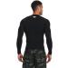 Under Armour Men's HeatGear Compression Long-Sleeve T-Shirt Black/Steel - Size Medium - Buy Online on SooperMarket.com