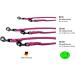 Adjustable Dog Liner for Small & Large Dogs - 2m 2.40m 2.80m 3.50m 5m - Pink Double Linen Leash - Buy Online on SooperMarket.com