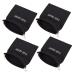 CANIGHT 4pcs Hair Dryer Storage Bag Storage Bags Organizer Bags for Travel Blow Dryer Bag Black Fabric