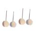 Angoily 4 Pcs Bath Flower Exfoliating Shower Ball Shower Scrub Pouf Shower Brush Sponge Loofah Bath-Sponge Swirl Eco Cotton Bath Pouffe Loofah Dish Sponge or at Home Bath Ball