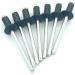 Cabilock Black Rivets Threaded Rivets 120pcs Black Blind Rivets Aluminium Alloy Flange Rivets Fastener Nails Rivets Supplies .4 .2 Stainless Steel Rivets Stainless Steel Set - Buy Online on SooperMarket.com