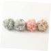 NOLITOY 6 Pcs Natural Loofah Dish Sponge Set | Eco-Friendly Bath & Shower Scrubber | Perfect for Women | Soft Mesh Pouf Cleaning Balls - Buy Online on SooperMarket.com