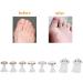 Toe Separators 8 Pcs Reusable Silicone Toe Spacers Nail Art Toe Separation Tool Pedicure Care(MY-05) - Buy Online on SooperMarket.com