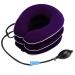 Cervical Neck Traction Device Neck Stretcher Inflatable Cervical Collar Neck Support Brace with Inflating Pump for Neck Pain Relief(Purple)