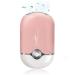 MISMXC Eyelash Fan,Rechargeable Handheld Mini Fan Lash Dryer with Built in Sponge,Perfect for Eyelash Extension Application Pink